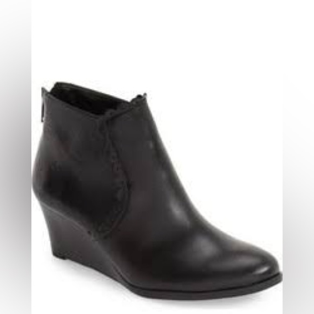 Jack Rogers Emery Wedge Leather Booties